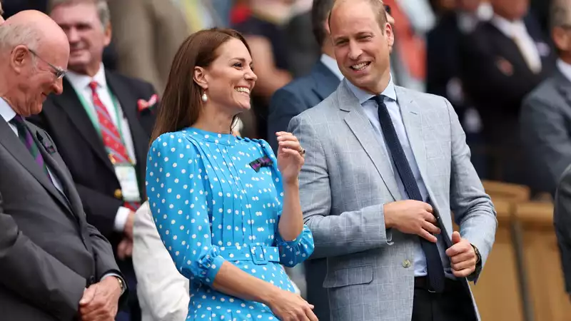 Prince William was filmed swearing at Wimbledon