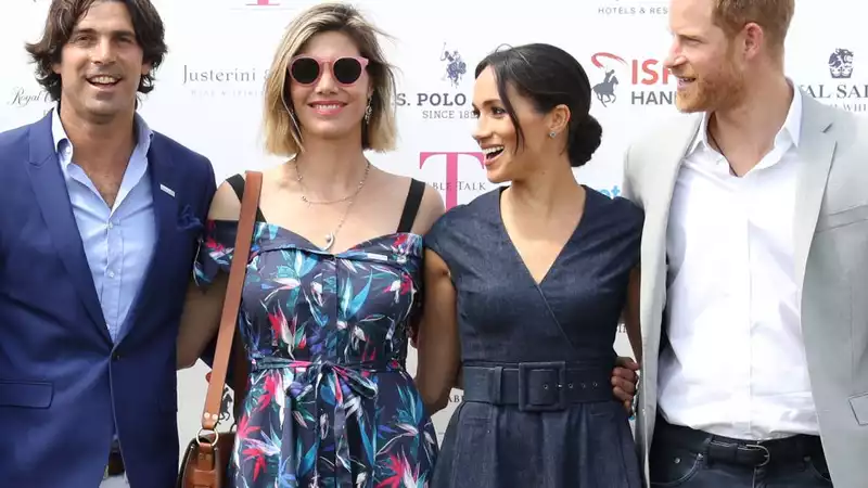 Meghan Markle's "polo wife" Delfina Brachier praises the Duchess' "big heart" on Instagram.