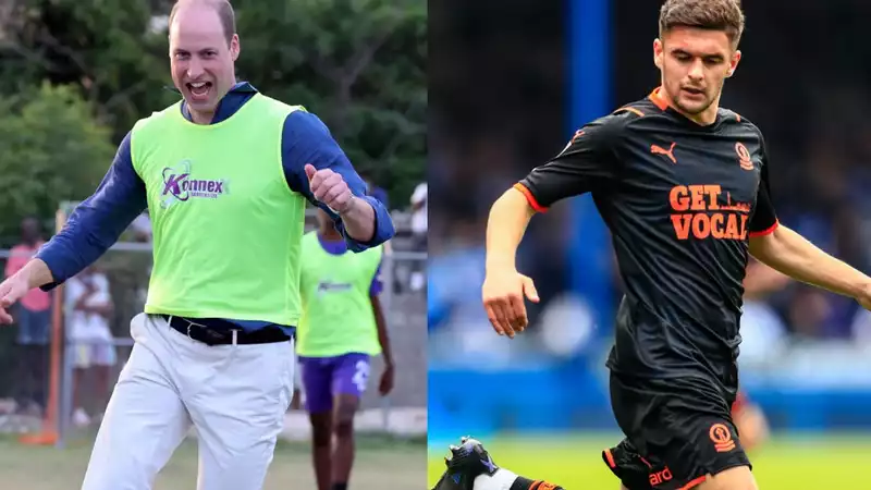 Prince William sends heartfelt message to British soccer player who came out as gay.