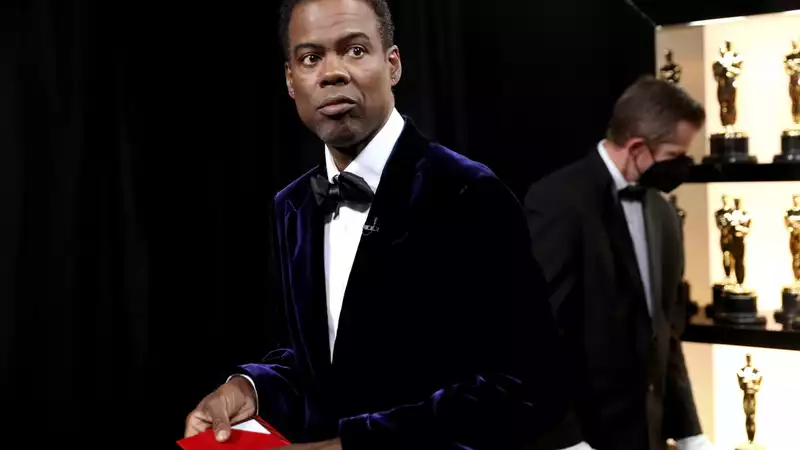 Chris Rock, in his first post-Oscars standup show, mentioned the Will Smith case: "I'm still processing it."