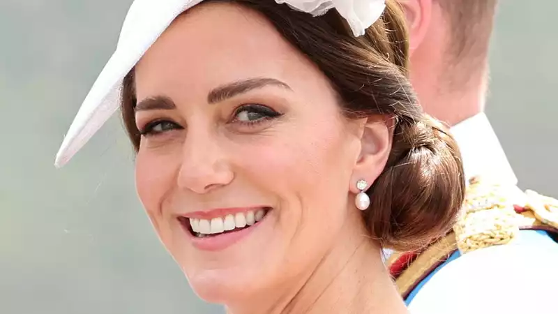 Kate Middleton's confident reaction when told she was glad Prince William was there.