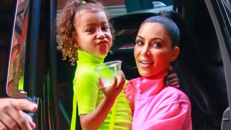 Apparently North West is always criticizing Kim Kardashian's outfits.