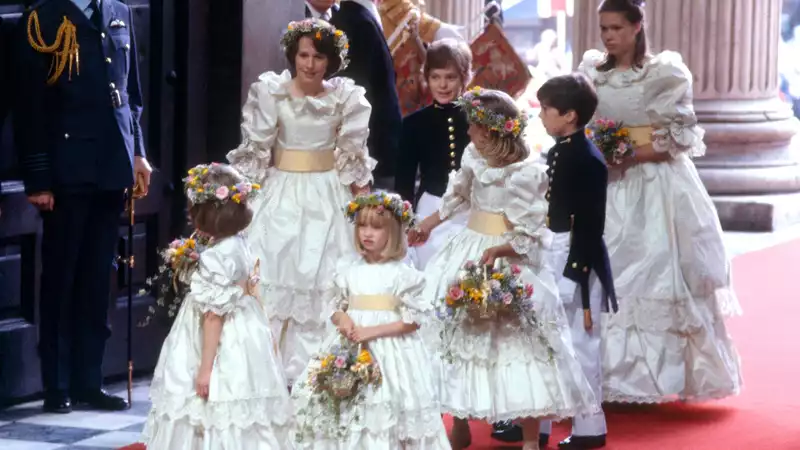 One of Princess Diana's bridesmaids says she was "amazed" by her dress