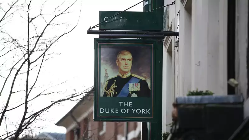 Pub called "Duke of York" debating name change for Prince Andrew