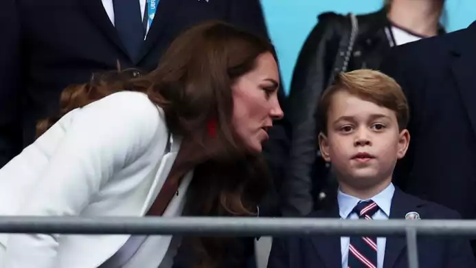 Why Kate Middleton didn't let Prince George wear an England shirt in the Euro final, asks royal expert