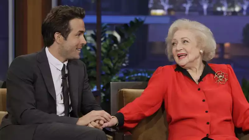 Betty White claims Ryan Reynolds' love life is "unforgettable"