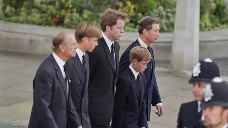 Prince Philip's sweet words to Prince William at Princess Diana's funeral.