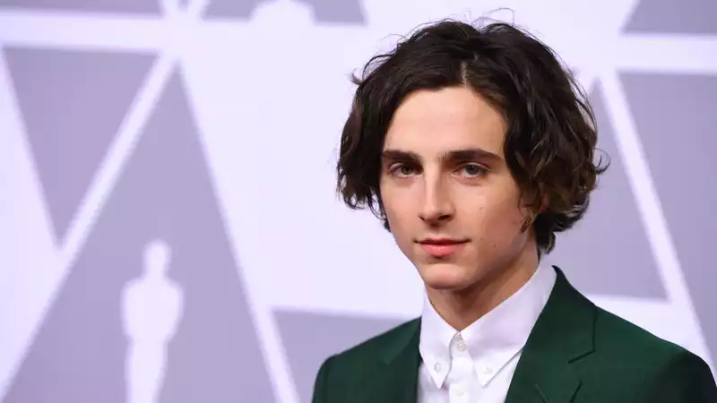 Timothée Chalamet plays Edward Scissorhands' son in Cadillac's Super Bowl ad.