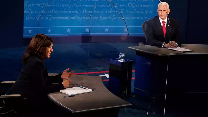 Memes from the vice presidential debate are making the rounds on Twitter.