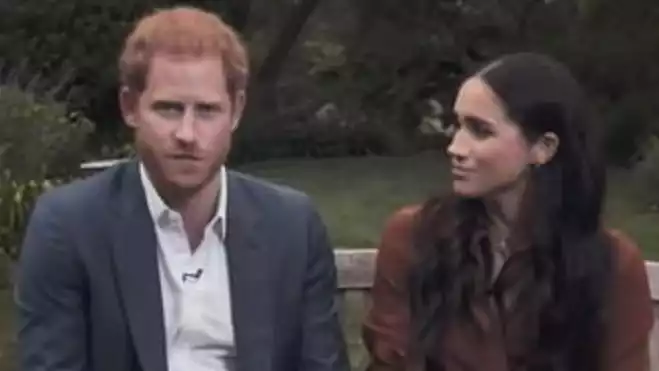 Prince Harry "looked frustrated" and "nervous" during "Time 100" interview, body language expert says.