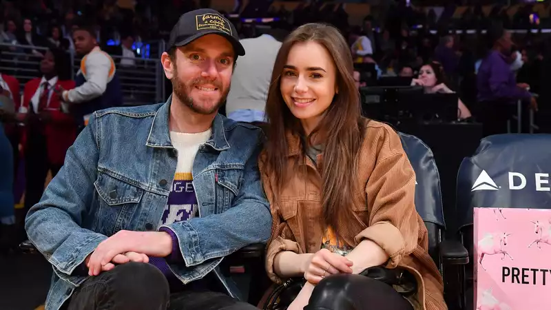 Lily Collins' fiancée, Charlie McDowell, is a screenwriter and film director.