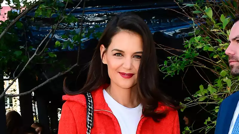 Katie Holmes spotted kissing rumored new boyfriend Emilio Vitolo in New York City.