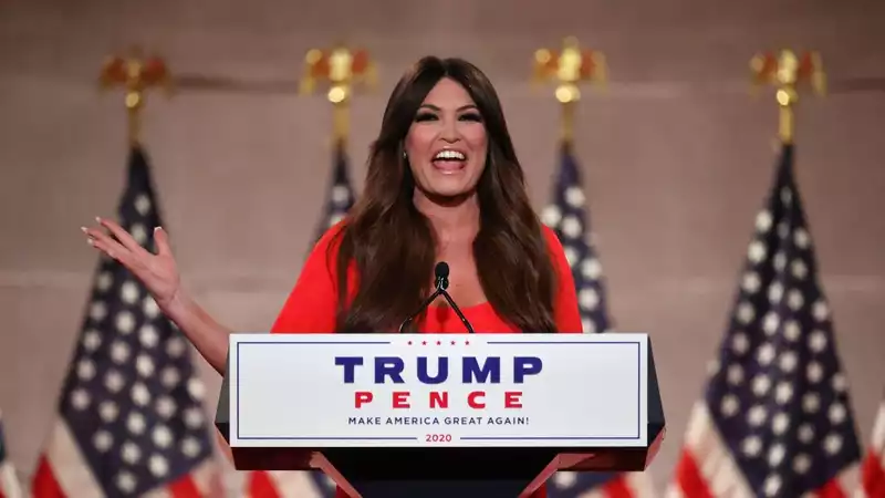 Kimberly Guilfoyle reacts strongly to wild speech at RNC