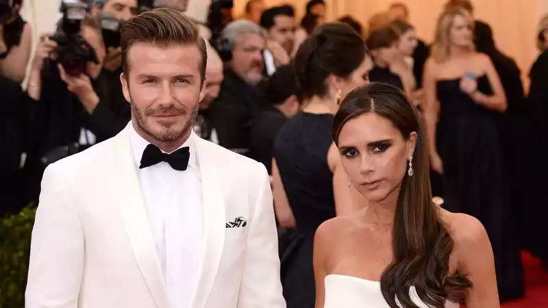 David and Victoria Beckham celebrate their big anniversary.