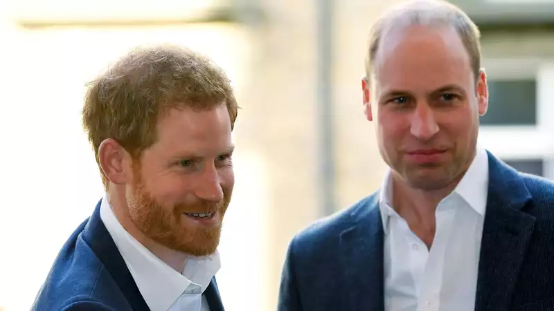 Prince Harry and Prince William, once again, break the ice.