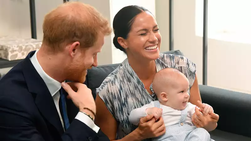 Meghan Markle and Prince Harry's friend Archie Harrison called him a "happy, sweet baby."