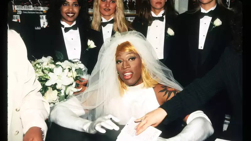 The Iconic Moment Dennis Rodman Claimed Marriage to Himself