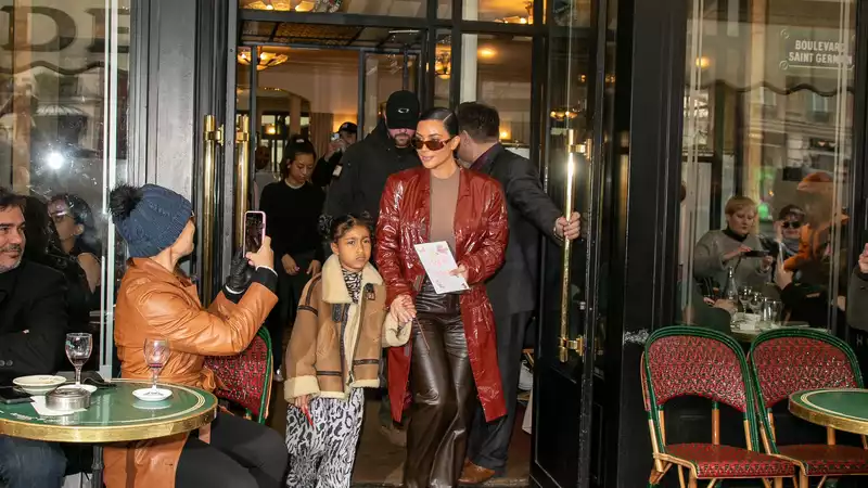 North West interrupts PSA on Kim's social distance, whispers "I WANT OUT"