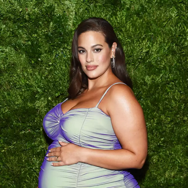 Ashley Graham posts candidly on Instagram about her post-baby body.