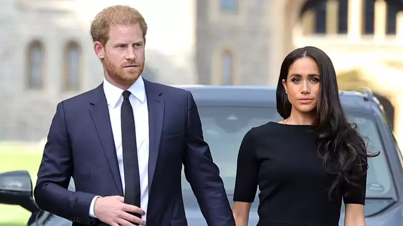 Prince Harry and Meghan Markle reportedly considering flying Archie and Lilibet to the Queen's funeral.