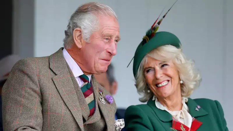 Camilla "spits out her tea" at Prince Harry's suggestion of an arbitrator to help resolve family drama.