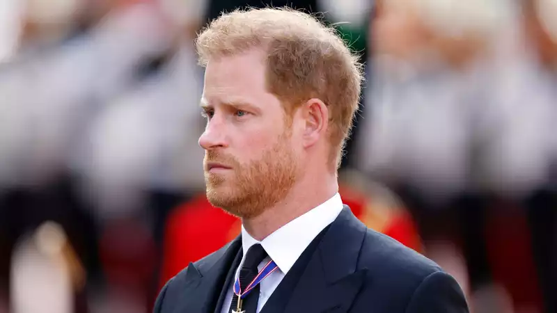 Prince Harry allegedly learned of the Queen's death from news reports.