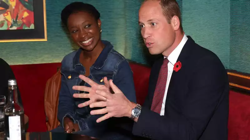 Prince William is instructed to "Netflix and Chill" during official engagement