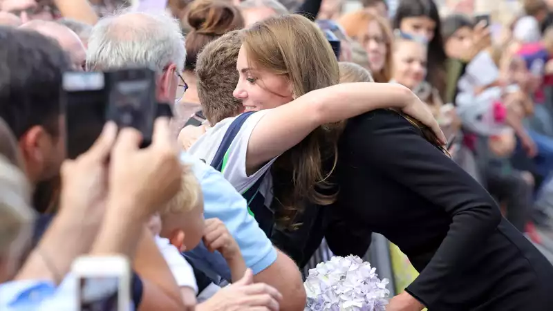 Despite the documentary's claims, Kate Middleton is a "big hugger" and friend