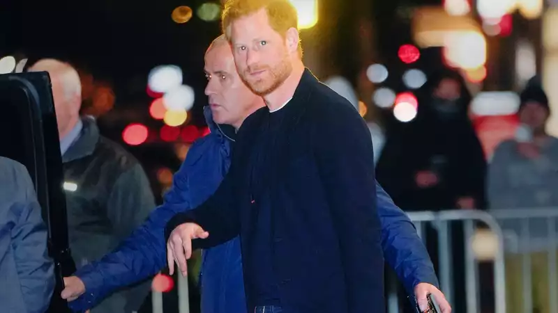 Prince Harry apparently drank tequila while answering Stephen Colbert's question.