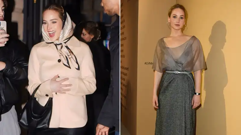 Jennifer Lawrence is the epitome of fashion trends at Paris Fashion Week.