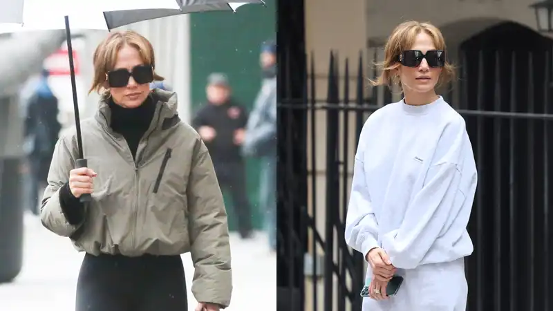 Jennifer Lopez enjoys athleisure in $1,200 Prada sneakers