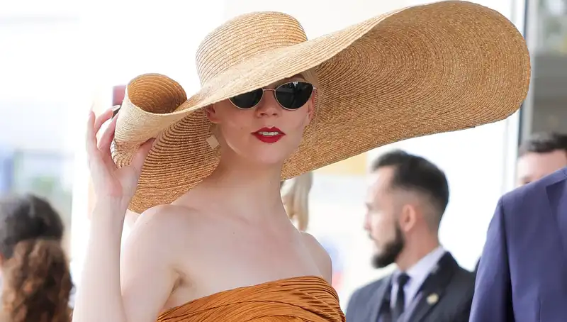 Anya Taylor - Cannes of Pleasure Plus-One is a huge Jackmuss Sunhat