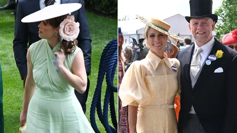 Princess Eugenie and Zara Tindall's Royal Ascot outfits breathe new life into spring pastels