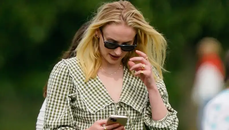 Sophie Turner embraces summer's most whimsical shirt trend