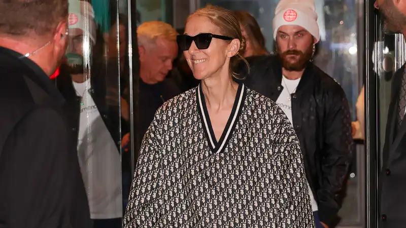 Celine Dion embraces retro tracksuit trend ahead of Olympics