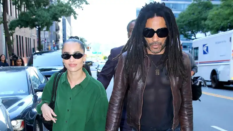 Zoe Kravitz transforms into a skater girl in baggy jeans and Vans sneakers