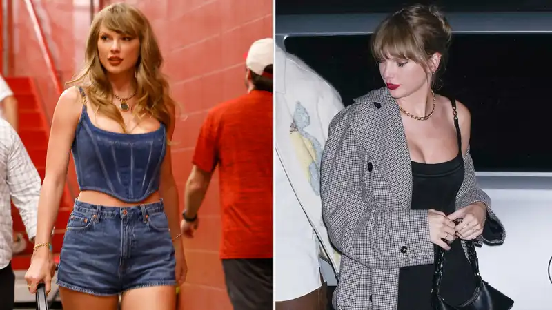 Taylor Swift's Versace Denim Cord is actually a sweet reference to Travis Kells