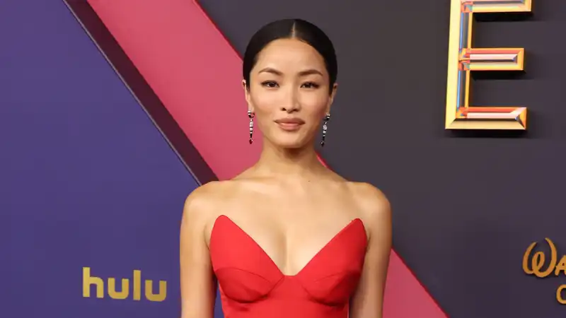 Anna Sawai to win first Emmy at the 2024 Emmy Awards in her “Dream Dress” red Vera Wong gown.