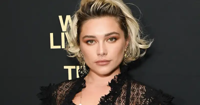 Florence Pugh adorns see-through LBD in bra and underwear