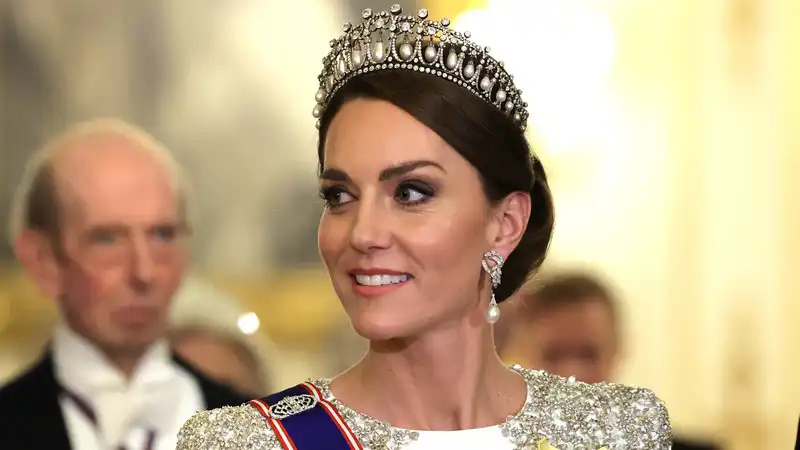 Kate Middleton in a tiara is next to be seen at the