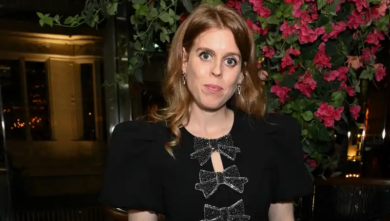 Pregnant Princess Beatrice spends a glamorous evening of velvet and ribbons with Princess Diana's nieces