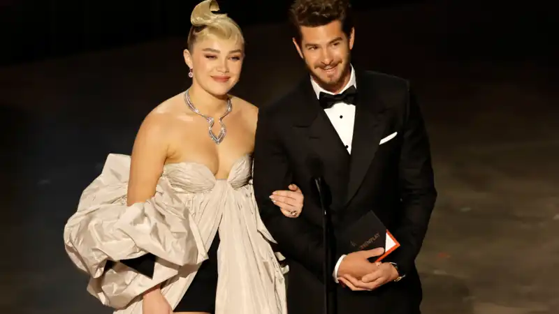 Florence Pugh Says She Feels “Power” in Andrew Garfield's “What We Created Together”