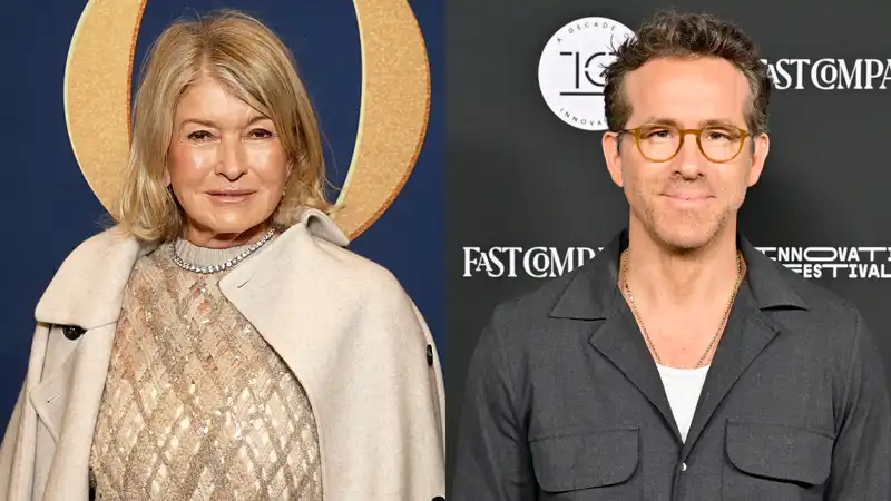 Martha Stewart Says Ryan Reynolds' Real Life Is “Not That Interesting”