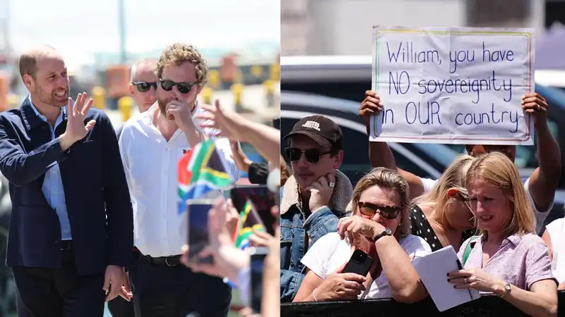 Why Prince William was cursed by angry protesters in South Africa