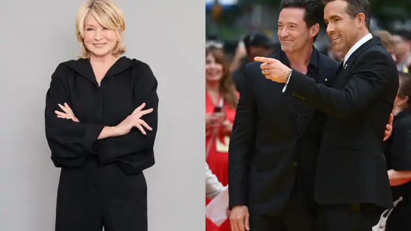 Hugh Jackman talks about the Martha Stewart-Ryan Reynolds feud