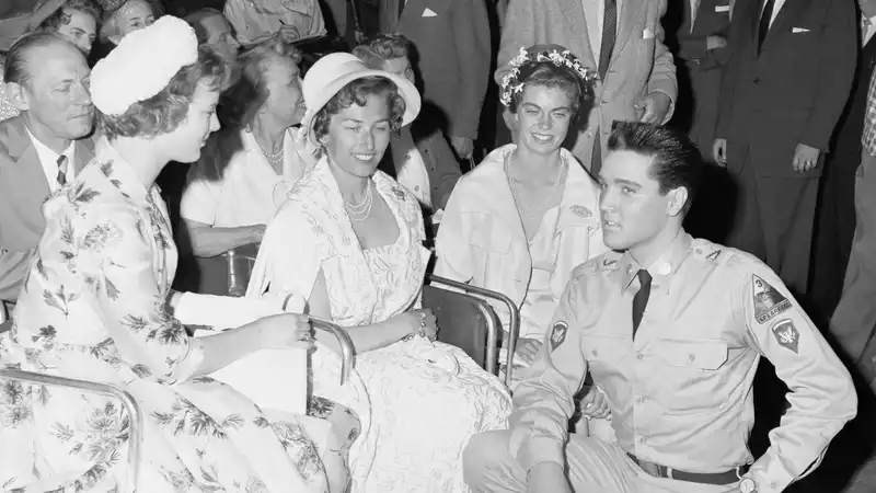 Elvis Presley never met Queen Elizabeth, but he once attracted a trio of European princesses