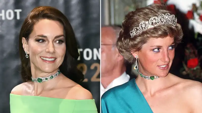 Princess Kate, a継承2,000 item inherited from Princess Diana's jewelry collection