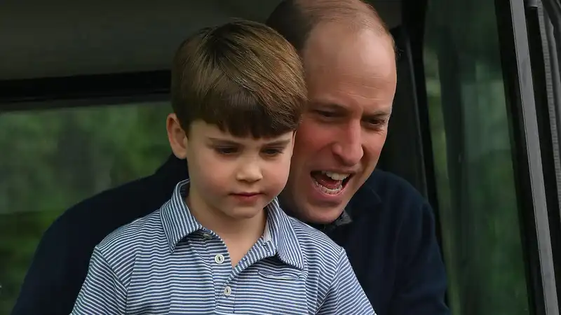 Prince William says that Prince Louis' latest hobby is that he covers his ears