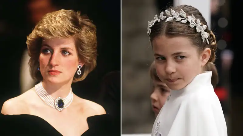 Princess Diana fans believe that Princess Charlotte inherited the famous "Spencer stare"