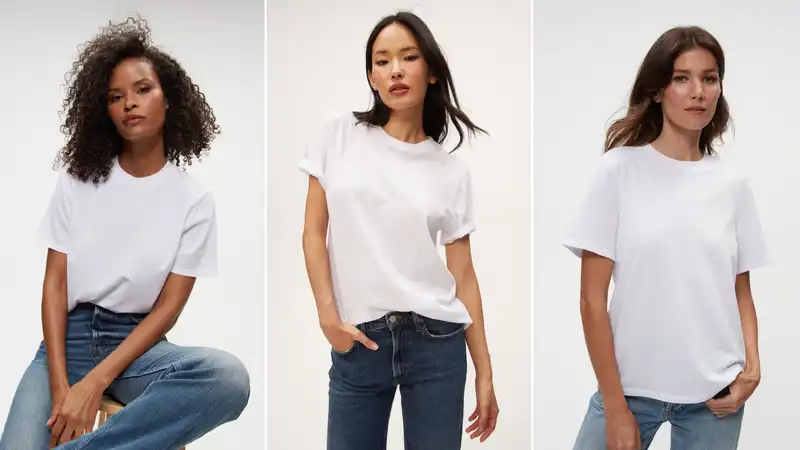 Visionary stylist Carla Welch says the perfect under・50 dollar white T-shirt exists